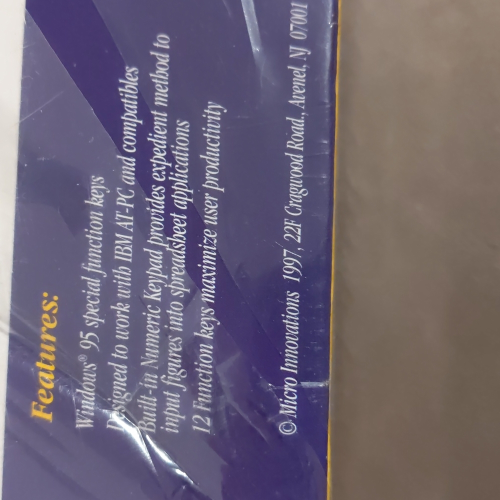 Micro innovations micro 2000 keyboard windows 95 new in package - Picture 7 of 7